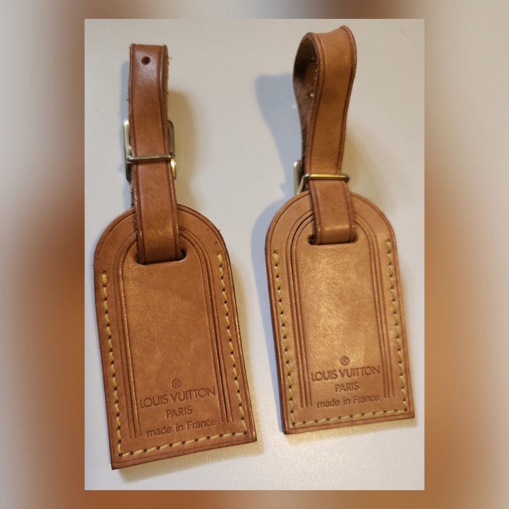Louis Vuitton Brown Leather Key & Card Holders x2